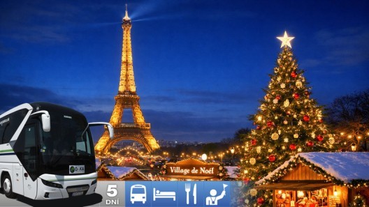 5-denní adventní zájezd do Paříže