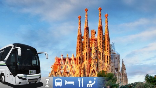 7-denní autobusový zájezd do Barcelony, Nice a Monaka